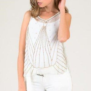 ITOO Hand-Beaded Coachella Top